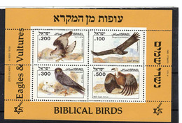 ISRAEL 1985 Biblical Birds SG MS948 UNHM #APJ12 - Nuevos (sin Tab)