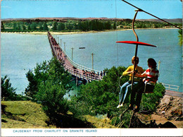 (3 Oø 30) Australia - SA - Granite Island Causeway & Chairlift (posted 1982 With Thyalacine Stamp) - Sonstige & Ohne Zuordnung