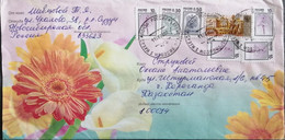 1998.2001.2003..RUSSIA..  COVER WITH  STAMPS...PAST MAIL.. - Brieven En Documenten