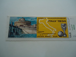 UNITED  ARAB  YAR  MNH STAMPS  FOOTBALL 1934  ITALY - 1934 – Italie