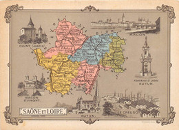 CHROMO - DUROYON & RAMETTE ( CHICOREE - CAMBRAI ) DEPARTEMENT DE  SAONE ET LOIRE   FORMAT: 17,8cm Sur12,8cm - Duroyon & Ramette