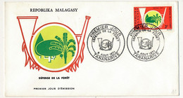 MADAGASCAR - Enveloppe FDC - Défense De La Forêt - 6 Aout 1971 - Tananarive - Madagaskar (1960-...)