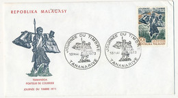 MADAGASCAR - Enveloppe FDC - Journée Du Timbre 1973 - 13 Mai 1973 - Tananarive - Madagaskar (1960-...)