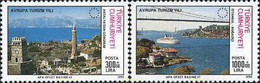 173565 MNH TURQUIA 1990 AÑO EUROPEU DEL TURISMO - Collections, Lots & Séries