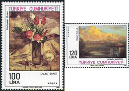 173455 MNH TURQUIA 1986 CENTENARIO DEL NACIMIENTO DE LOS ARTISTAS TURCOS - Collezioni & Lotti