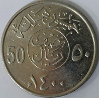 Saudi Arabia - 50 Halalas AH1400 (1980), KM# 56 (#1831) - Arabie Saoudite