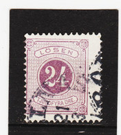 AUA993 SCHWEDEN 1874 Michl 7 B PORTO Gestempelt ZÄHNUNG SIEHE ABBILDUNG - Postage Due