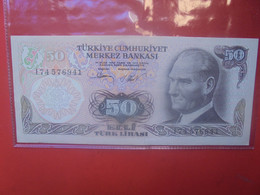 TURQUIE 50 LIRA 1970(76) Circuler (L.17) - Turquie