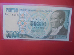 TURQUIE 50.000 LIRA 1970(89) Circuler (L.17) - Turquie