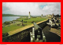 CPSM/gf  PLYMOUTH (Angleterre)  View Over Tfe Hoe, Phare, Canon. ..*168 - Plymouth