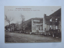 Bombardement Sainte Croix Aux Mines Aout 1914 - Sainte-Croix-aux-Mines