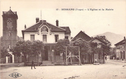 FRANCE - 88 - BUSSANG - L'église Et La Mairie - CLB - Carte Postale Ancienne - Bussang