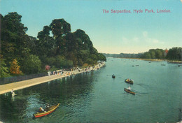 Postcard England London Hyde Park The Serpentine Thames Boat Trip - Hyde Park