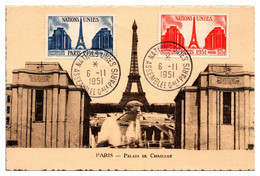 France N°911/912 - Carte Maximum - TB - 1950-1959