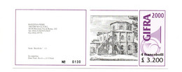 2000 - Italia Libretto 11 GIFRA    ----- - Carnets