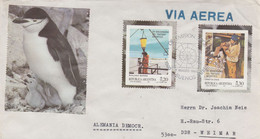 Argentina 1987 25th. Ann. Antarctic Treaty 2v FDC (TA199) - Antarctisch Verdrag