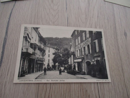 CPA 07 Ardèche Largentière Rue Maréchal Suchet - Largentiere