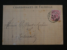 BO5  BELGIQUE   BELLE  LETTRE  1884 PETIT BUREAU TAMINES  A  MORLUMES  ++AFFRANCH. INTERESSANT - Other & Unclassified