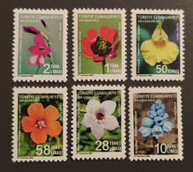 AC - TURKEY STAMP -  WILD FLOWERS - 3 THEMED OFFICIAL POSTAGE STAMPS MNH 09 FEBRUARY 2023 - Dienstmarken