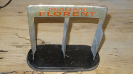 Présentoir REGLISSE FLORENT En Tole - Placas En Aluminio (desde 1961)