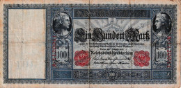 BILLETE DE ALEMANIA DE 100 DE MARK DEL AÑO 1908   (BANK NOTE) - 100 Mark