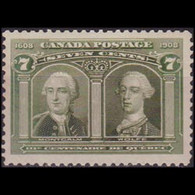 CANADA 1908 - Scott# 100 Guebec Generals 7c MNH - Nuevos