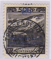 Liechtenstein - 1932 -  Timbre De Service  -  50 R. Maison De Repos A Malbun  -  Oblitere - Official