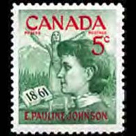 CANADA 1961 - Scott# 392 Poet Johnson Set Of 1 MNH - Ongebruikt