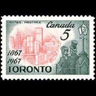 CANADA 1967 - Scott# 475 Toronto Cent. Set Of 1 MNH - Ongebruikt