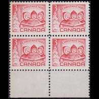 CANADA 1967 - Scott# 476 Christmas Block 3c MNH - Ongebruikt