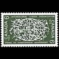 CANADA 1969 - Scott# 493 ILO 50th. Set Of 1 MNH - Ongebruikt