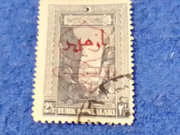 TÜRKEY--1920-30 -  2.50K  SÜRSAJED    İZMİR SERGİSİ DAMGALI - Used Stamps
