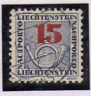 Liechtenstein -  1940 - 15 R. Timbre-Taxe - Oblitere - Segnatasse