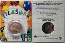 KAZAKHSTAN NEW 2021 COIN  IN THE BLISTER ''TILASHAR'' ..''RITES, NATIONAL GAMES OF KAZAKHSTAN'' - Kazachstan