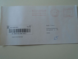 AD00012.61  Hungary Registered Cover -EMA Red Meter Freistempel- Ca 2003  Székesfehérvár  PFÜ - Timbres De Distributeurs [ATM]