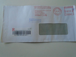 AD00012.62  Hungary Registered Cover -EMA Red Meter Freistempel- Avis De Reception Ca 2005  Székesfehérvár - Machine Labels [ATM]
