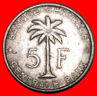 * PALMTREE (1956-1959): BELGIAN CONGO - RUANDA-URUNDI  5 FRANCS 1958 MINT LUSTRE! LOW START   NO RESERVE! - 1951-1960: Baldovino I