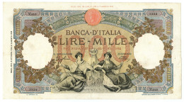 1000 LIRE CAPRANESI REPUBBLICHE MARINARE REGINE RETRO BI RSI 08/10/1943 BB+ - Regno D'Italia – Autres