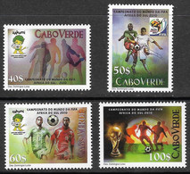 Cabo Verde Cap Vert 2010 Coupe Du Monde Football Afrique Du Sud ** Cape Verde Soccer South Africa World Cup ** - 2010 – Afrique Du Sud