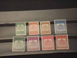 BULGARIA - SERVIZIO - STEMMA LEONE 8 VALORI - NUOVI(+) - Timbres De Service