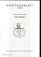 Bund 1975: Mi.-Nr. 832  ETB 4/1975:   Hans Böckler     (H004) - 1974-1980