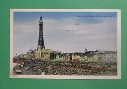 Tower And Central Beach Blackpool - Blackpool