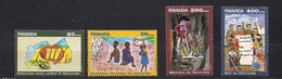 Rwanda Ruanda 1999 OCBn° 1411-1414 *** MNH  Cote  35  Génocide - Unused Stamps