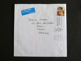 GRANDE BRETAGNE ROYAUME UNI GB AVEC YT 3950 NOËL CHRISTMAS  - SAINT ROCH JACQUES LOUIS DAVID PEINTRE - Storia Postale