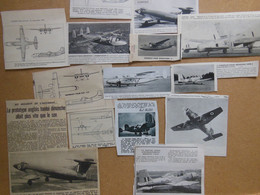Lot De 30g De Coupures De Presse De L'aéronef Britannique Handley Page HP-R2 Et Autres - Aviazione