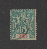 GRANDE COMORE - 4 De 1897 - 1 Timbre Oblitéré - 5c. Vert -  2 Scann - Gebruikt