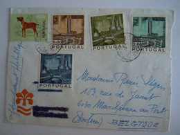 Portugal Lettre Cover 1981 Raffinerie De Pétrole De Porto + Chien  Yv 1076-1079 + 1502 - Lettres & Documents