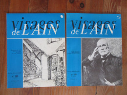 Lot De 2 Livres    Visages De L'Ain  N° 119 Et 125 - Rhône-Alpes