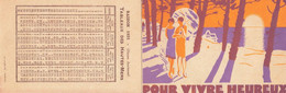 La Bernerie * Hôtel De Nantes * Doc Publicitaire Ancien Double Art Déco " Pour Vivre Heureux ! " * Saison 1931 Marées - La Bernerie-en-Retz