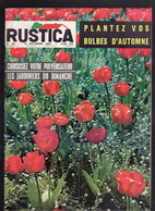 RUSTICA N°42 1961 Bulbes D'automne Cactées Pigeon Strasser Gardening Magazine - Garten